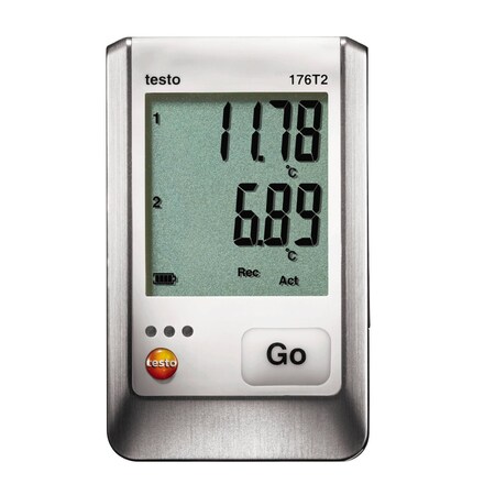 Testo Testo 176T2, Two-channel temperature data logger 0572 1762